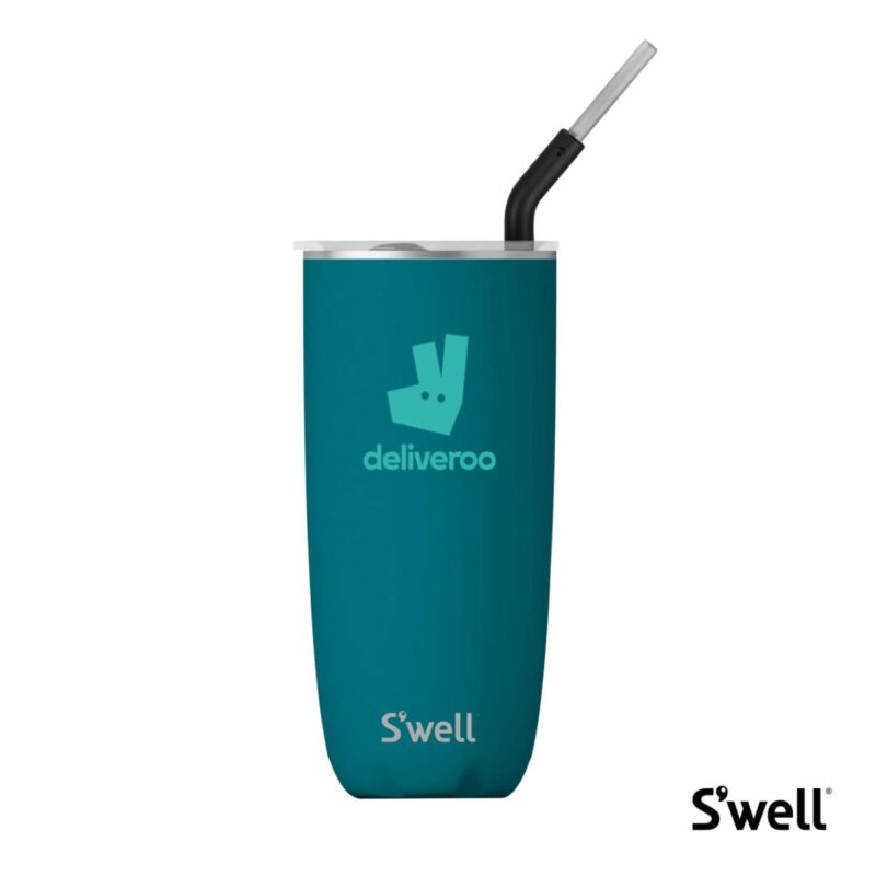 Custom S'well® Tumbler w/ Straw - 24oz - 6