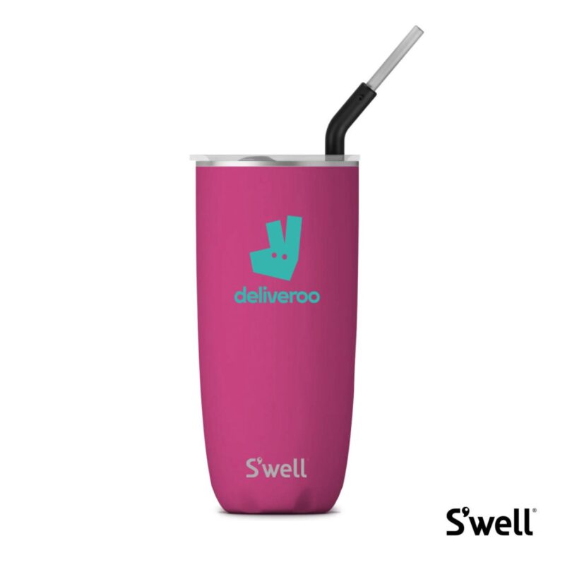 Swell®-Tumbler-w-Straw-24oz-SWL006 Custom S'well® Tumbler w/ Straw - 24oz