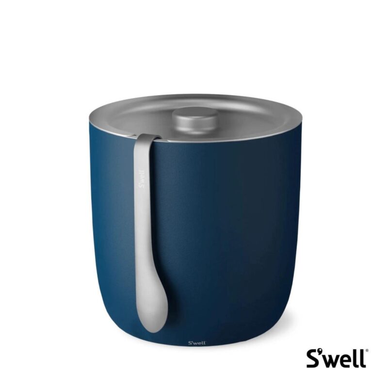 Custom S'well® Ice Bucket & Tongs - 6