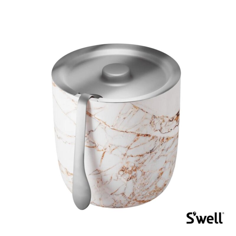 Custom S'well® Ice Bucket & Tongs - 7