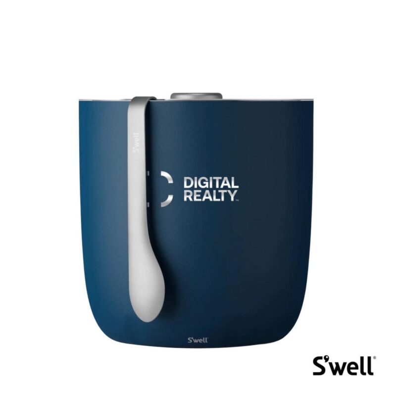 Swell®-Ice-Bucket-Tongs-SWL014 Custom S'well® Ice Bucket & Tongs